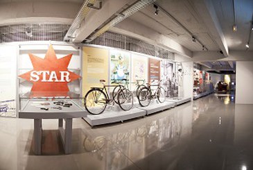 Exposición de bicicleta eibarresa en el Museo de la Industria Armera de Eibar