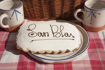 Gastronomía de Debabarrena: torta de San Blas