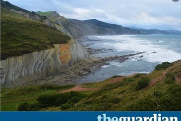 Euskal Kostaldeko Geoparkea, The Guardian egunkarian